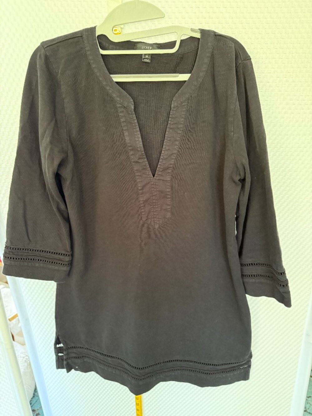 J CREW BLACK KNIT COVER UP